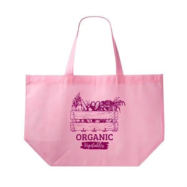 Non-Woven Polypropylene Tote - 20"W x 13"H x 8"D