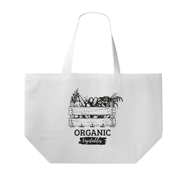Non-Woven Polypropylene Tote - 20"W x 13"H x 8"D