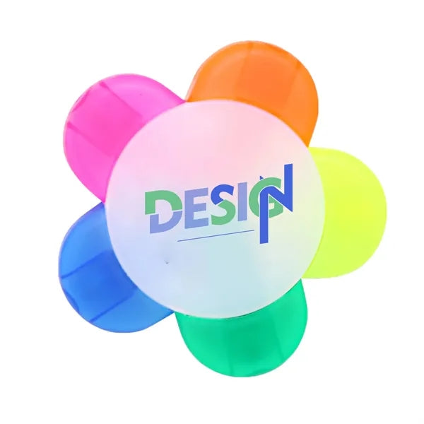 Flower Multi-Color Highlighters