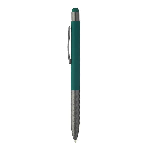 Geometric Aluminum Stylus Ballpoint Pen