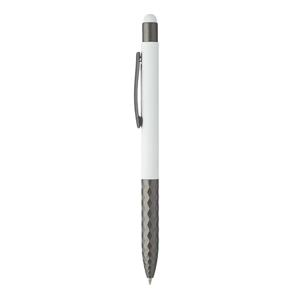 Geometric Aluminum Stylus Ballpoint Pen