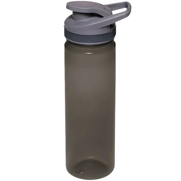 Plastic Sports Water Bottle with Flip Lid - Carry Handle, 22