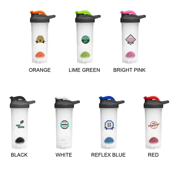 Plastic Shake and Mix Bottles 24 oz.