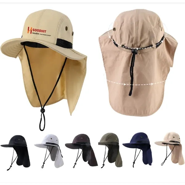 Adjustable Safari/Boonie Sun Blocker Hat