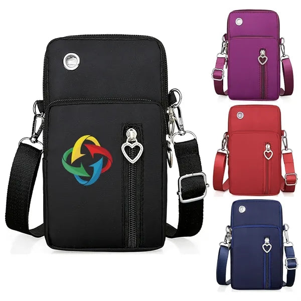 Cross-body wrist motion arm bag