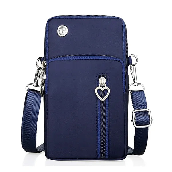 Cross-body wrist motion arm bag
