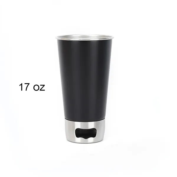 Stainless Steel Beer Cup With Opener