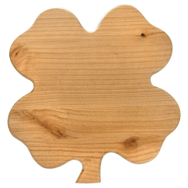 9 3/4" x 10 1/4" Alder Clover Plaque