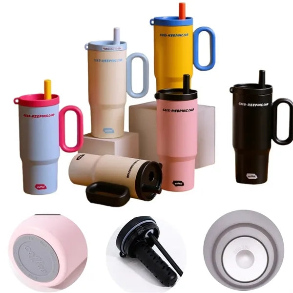 25Oz Insulated Stainless Steel Tumbler with Lid and Straw