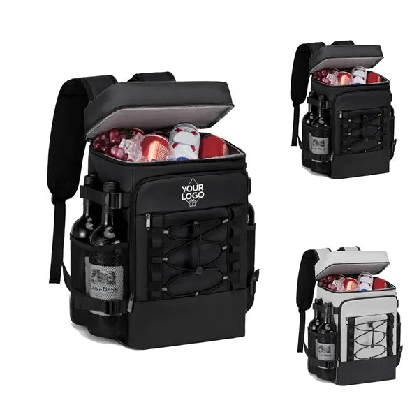 Leakproof Insulated Cooler Backpack Multiple Compartments