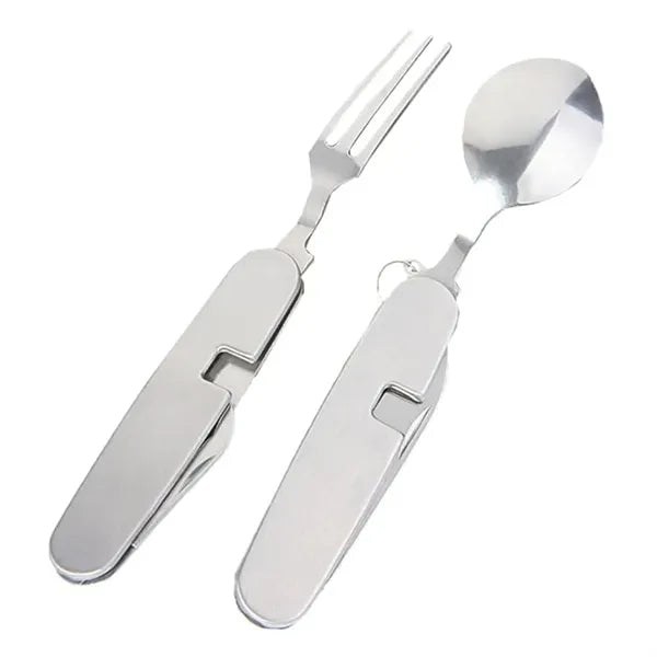 Foldable Fork Spoon Bottle Opener