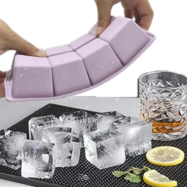 Flexible Silicone Ice Cube Tray - BPA-Free