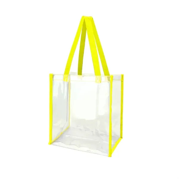 Clear PVC Stadium Approved Tote Bag for Events