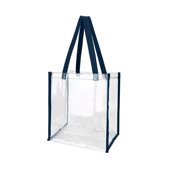 Clear PVC Stadium Approved Tote Bag for Events