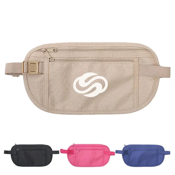 Close-fitting anti-theft waist bag