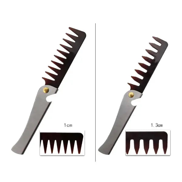 Stainless Steel Folding Pocket Comb