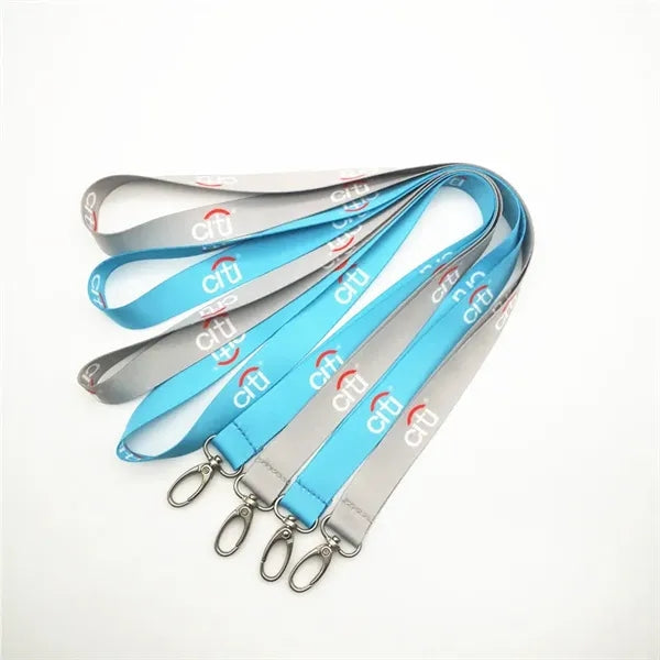 Flat Polyester Lanyard Custom Logo