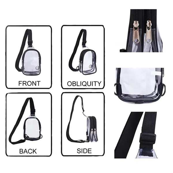 Clear PVC Shoulder Bag