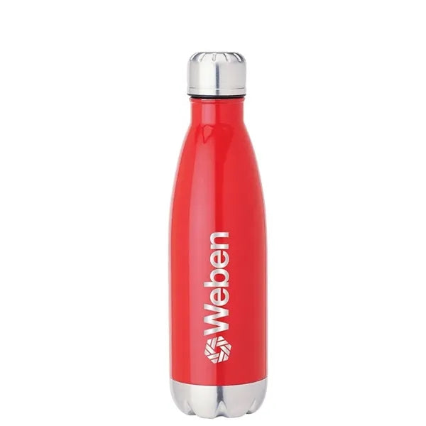 Solana 17 oz. 304 Stainless Steel Vacuum Bottle with Copp...