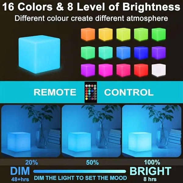 LED Cube Night Light