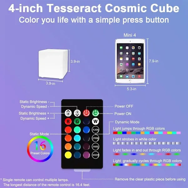 LED Cube Night Light