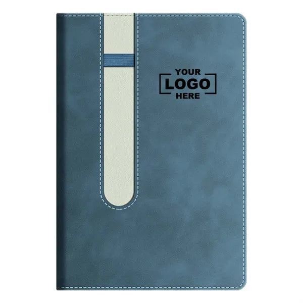 Notebook with pen holder
