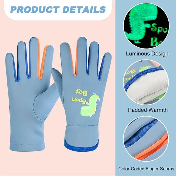 Winter Warm Kids Waterproof Gloves