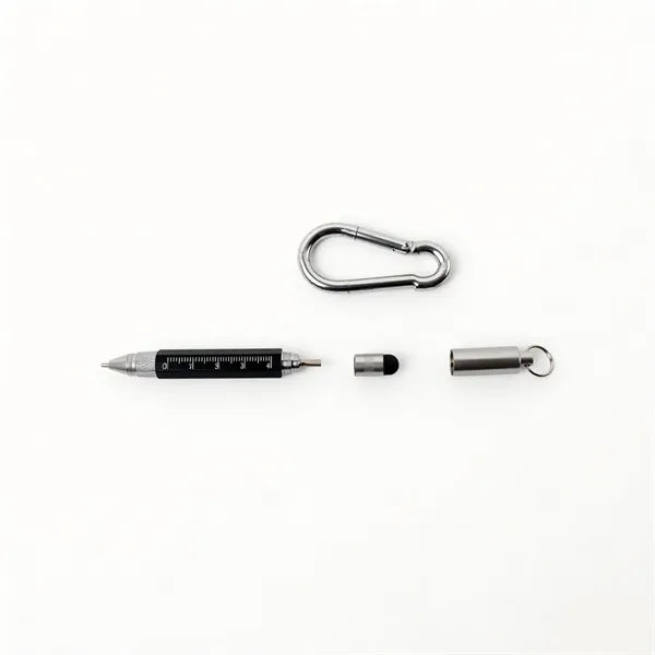 Multifunction Outdoor Tool Pen with Carabiner