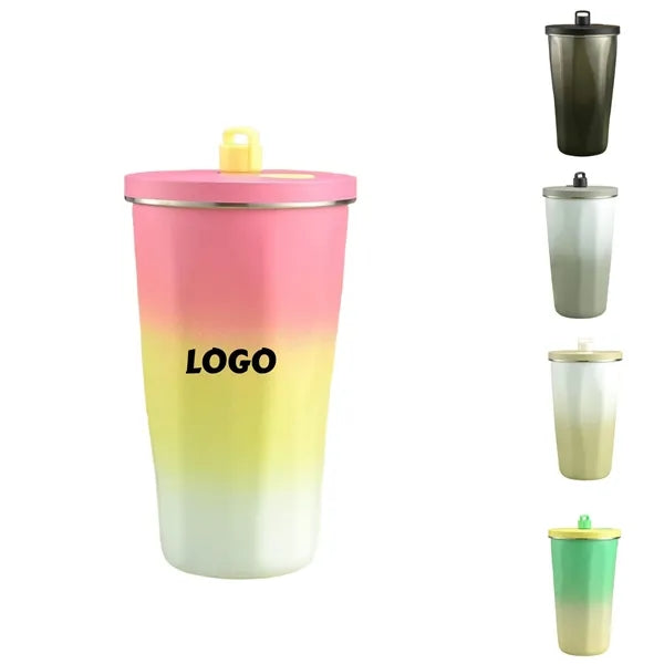 20oz Stainless Steel Tumbler With Straw