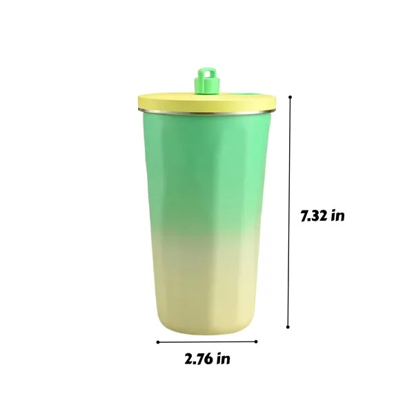 20oz Stainless Steel Tumbler With Straw