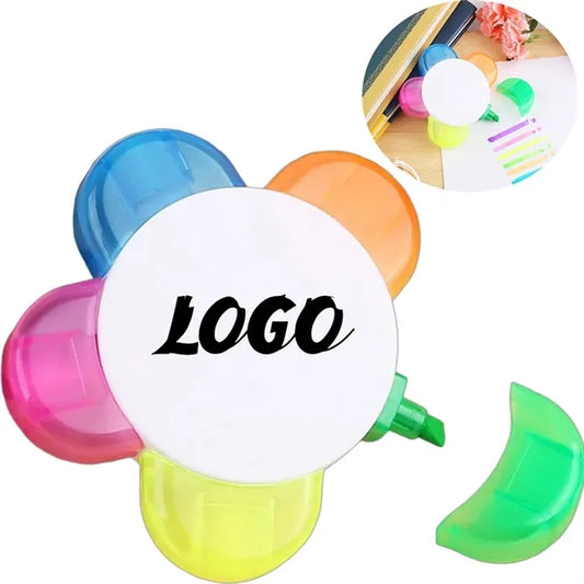 5-in-1 flower-shaped highlighter