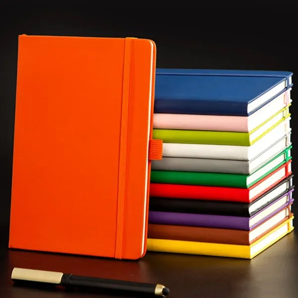 A5 Strap Notebook with Pen Holder Elastic Band