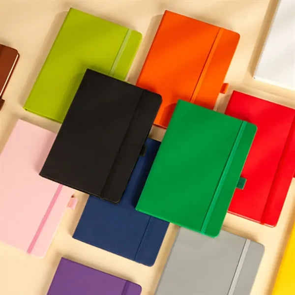 A5 Strap Notebook with Pen Holder Elastic Band
