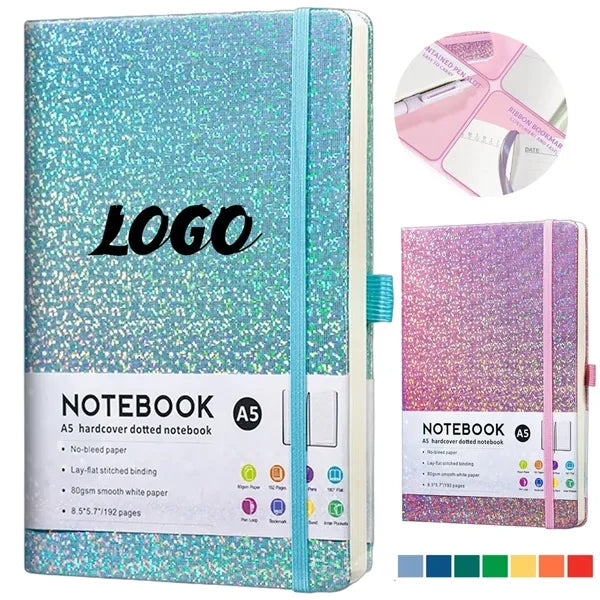A5 Strap Notebook with Pen Holder Elastic Band