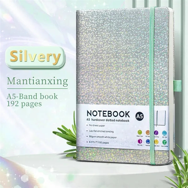A5 Strap Notebook with Pen Holder Elastic Band