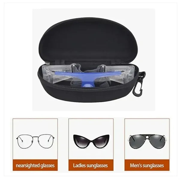 Large Capacity Portable Glasses Case with Hook