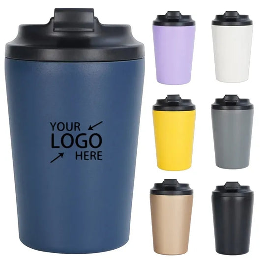 12oz 304 Stainless Steel Double-Wall Vacuum Mug with Scale