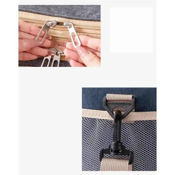 Double-Deck Insulated Lunch Bag for Office School