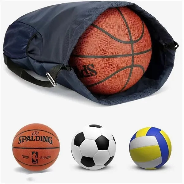 Waterproof Drawstring Sports Backpack with Shoe Compartment