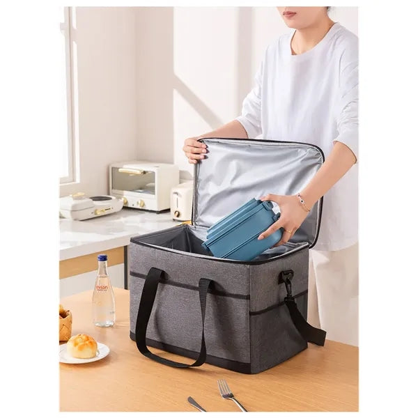 Large Capacity Cooler Tote 35L Insulated Bag