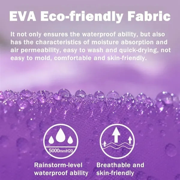 Durable Windproof Breathable Eva Rain Ponchos for Adults