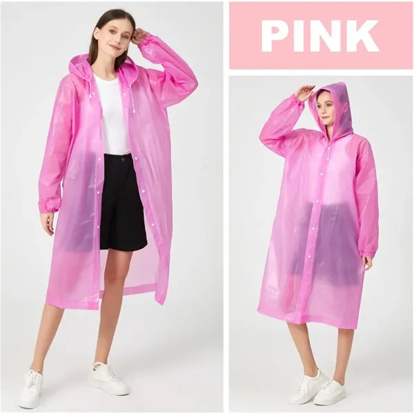 Durable Windproof Breathable Eva Rain Ponchos for Adults