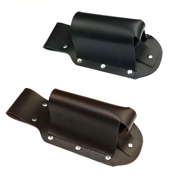 Convenient Waist-Mounted Pu Leather Beer Cup Holder