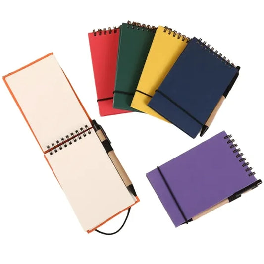 Mini Spiral Notebook with Pen