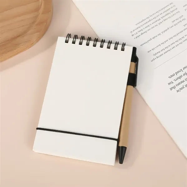 Mini Spiral Notebook with Pen
