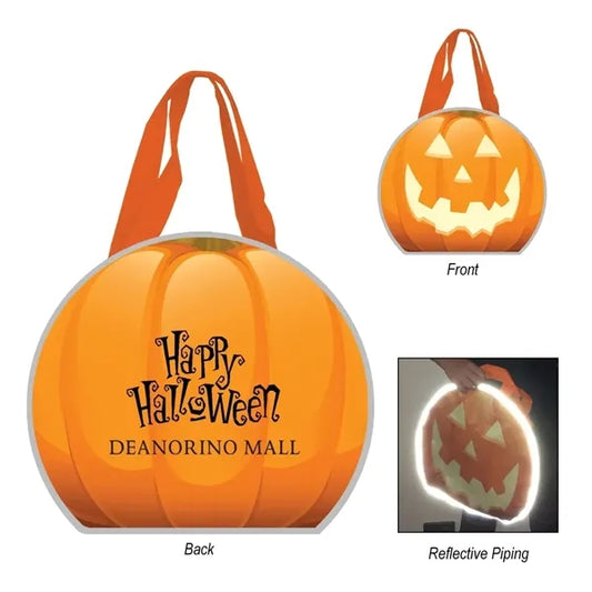 Glow-in-the-Dark Pumpkin Tote