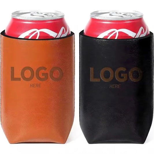 PU Leather Beverage Holder-Debossed