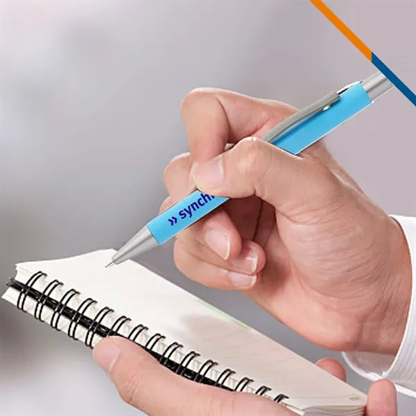 Flux Rubber Coated Metal Ballpoint Pens