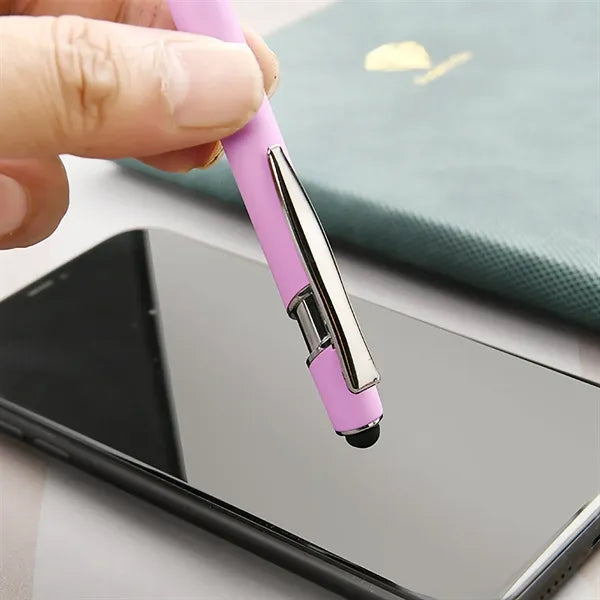 Business customized metal color click gel pen