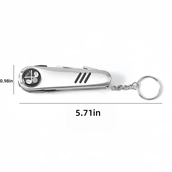 Multifunctional golf tool knife